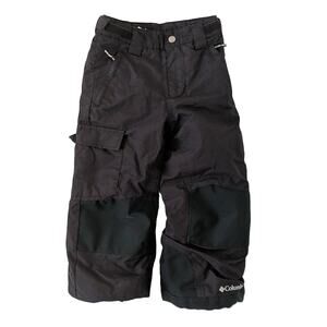 Columbia Kids‎ Snow Pants Boy Girl Black Insulated Ski Winter Omni Heat XXS 4 5